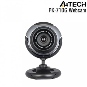 Webcam Máy Tính A4tech PK-710G Tích Hợp Micro Hỗ Trợ Livestream (Đen + Bạc)