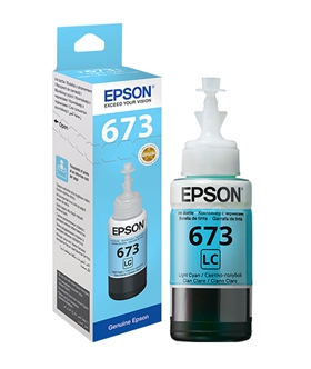 Mực in Epson T673 Light Cyan Ink Bottle (C13T673500) Mực Epson L800, L810,L805, L850. L1800