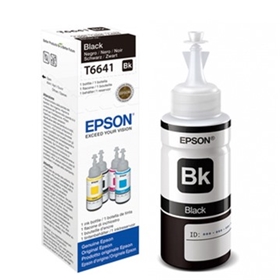 Mực in Epson T6641 Black Ink Bottle (C13T664100) Mực Epson L100.L110,L120,L200,L210,L220,L300,L310,L350, L355,L360,L365.L445,L550.L555.L565,L655,L1300