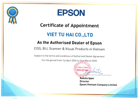 Epson Certificate of Appointment