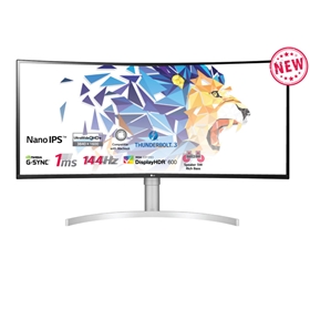 Màn hình LCD LG 38WN95C-W (3840 x 1600/IPS/144Hz/1 ms/FreeSync, G-Sync compatible)